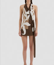 Load image into Gallery viewer, PORTIA WRAP HALTER DRESS
