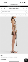 Load image into Gallery viewer, PORTIA WRAP HALTER DRESS

