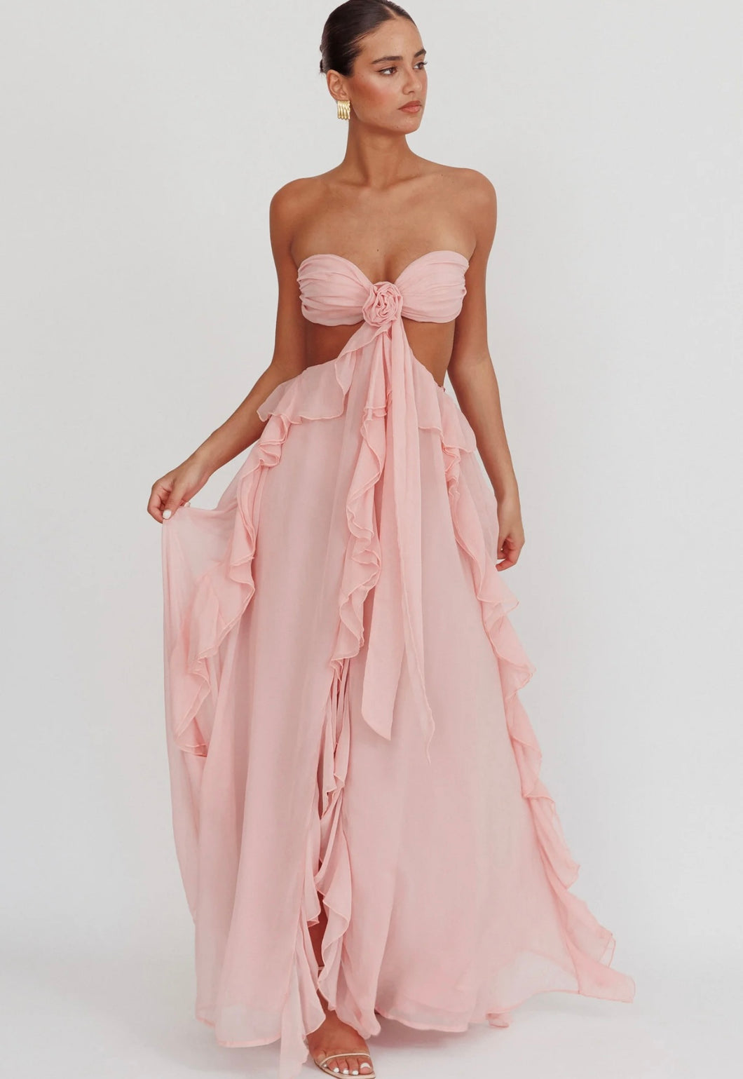 SANTIAGO RUFFLE DRESS