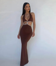 Load image into Gallery viewer, NICHA DRESS CHOCOLATE
